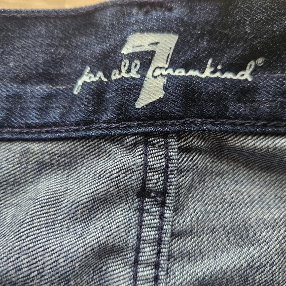 7 For All Mankind Standard Jeans Mens Size 34 (35x34) Button Fly - Picture 12 of 13